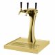 Panther Tower, 3 Faucets in Polished Gold