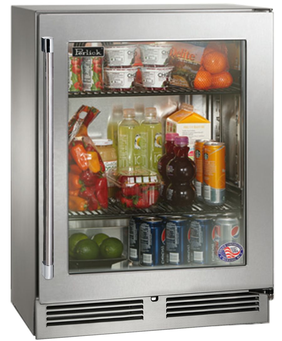 Summit - Shallow Depth Indoor/Outdoor Beverage Cooler, ADA Compliant | SPR488BOSADA